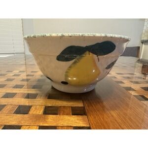 Hartstone USA Pottery Fruit Salad‎ Small Mixing Bowl Hand Painted 7.5x4